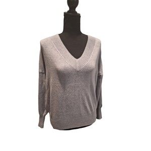 Medium Philosophy Plunged V Neck Sweater